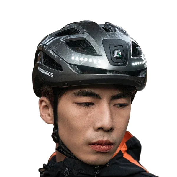Rechargeable Cycling Helmet with LED Light