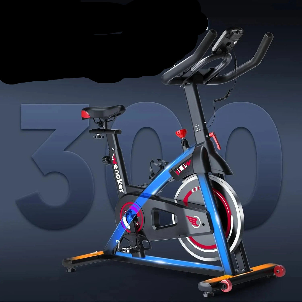 Silent Magnetic Resistance Indoor Bike for Home Workouts