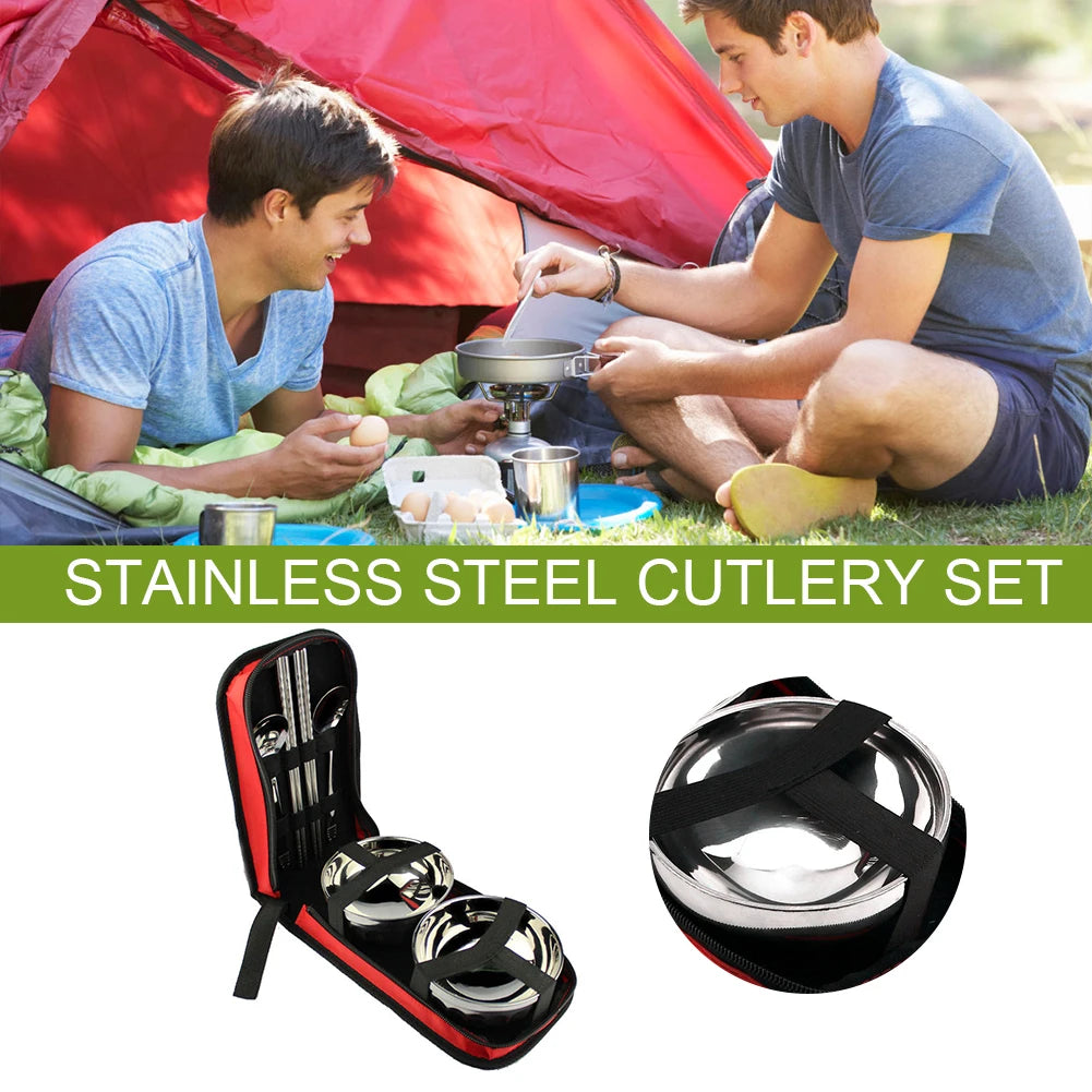 Folding Camping Utensil Set