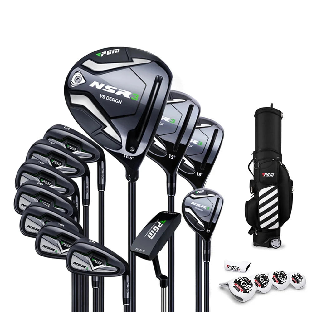 Professional Left-Handed Golf Set with Graphite Shafts and Bag