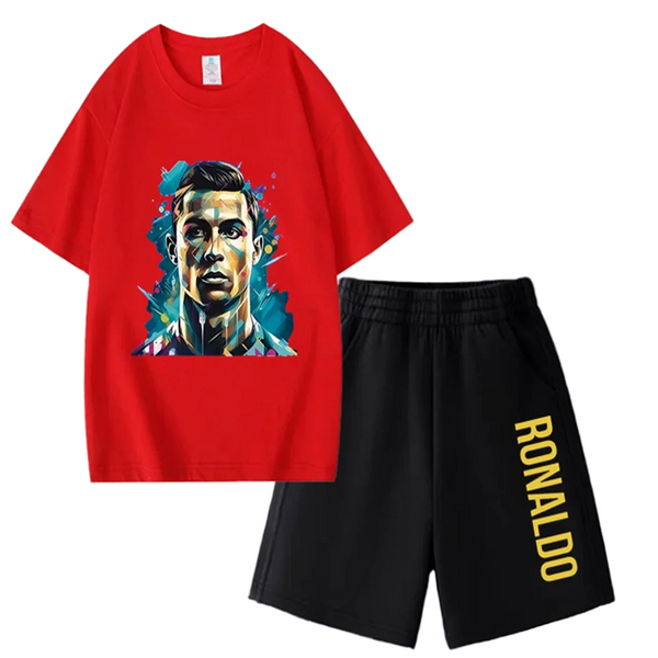 Kids' Cotton Set with Cristiano Ronaldo Dragon Ventus Design
