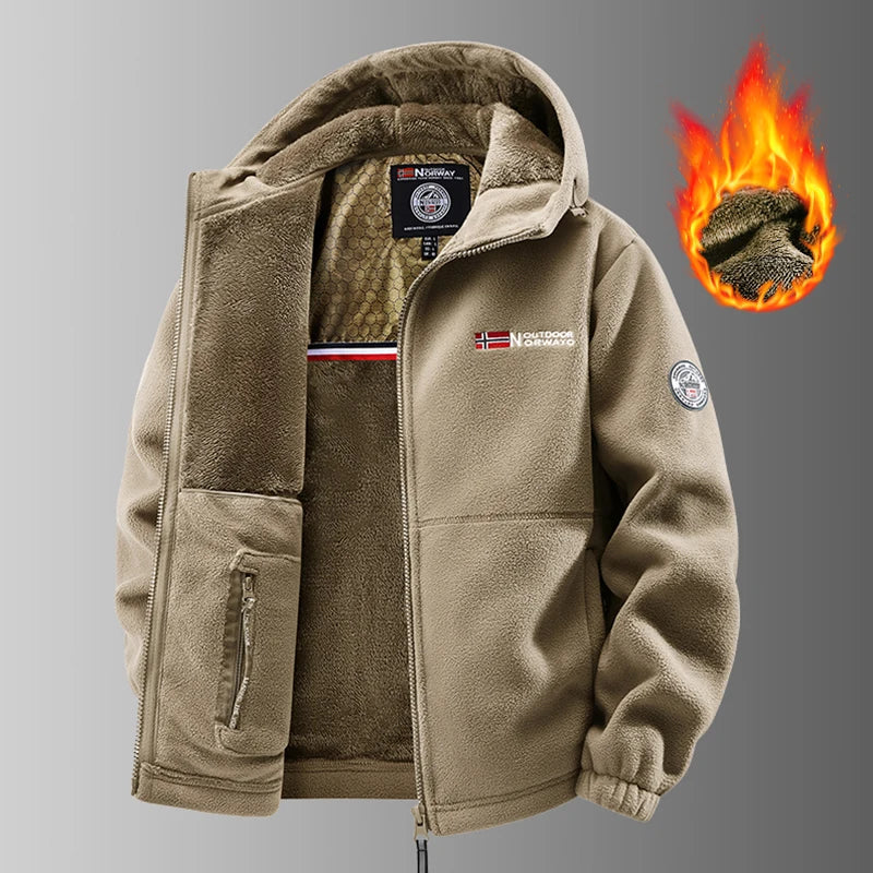 Men Heated Jacket Winter Polar Fleece Jacket Men Thermal Fleece Tactical Sports Coat Militar Softshell Hiking Outdoor Army Jacke - 24 Hour Sport
