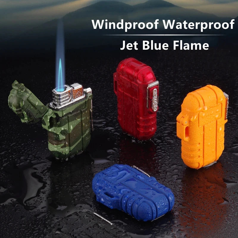 Waterproof Camping Lighter with Lanyard