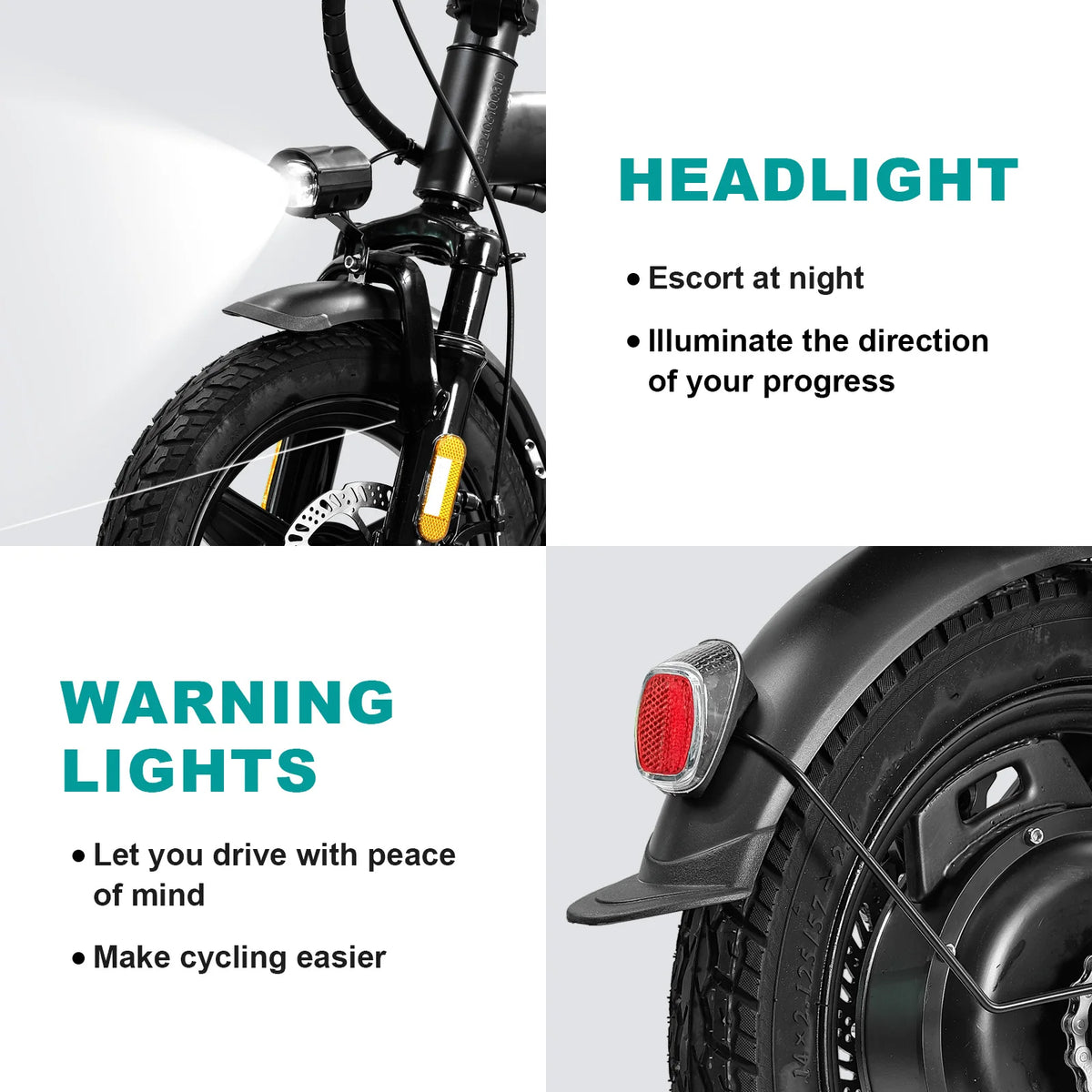Folding Adult Electric Bike - 560W, 20 MPH, 48V Battery