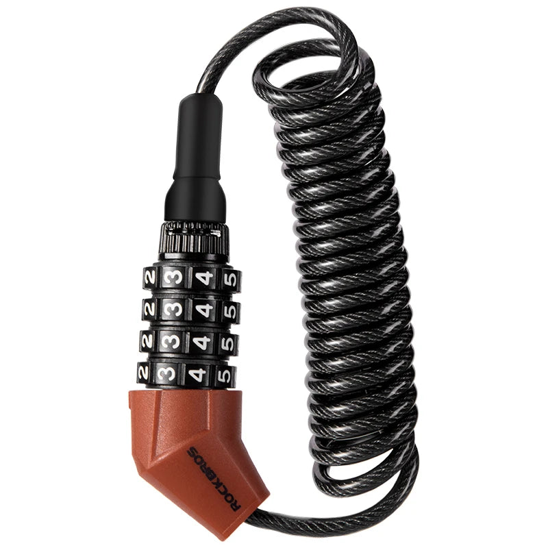 Durable Steel Wire Cable Lock for Bicycles & Helmets