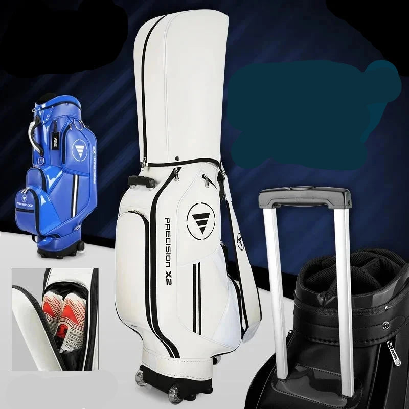 All-in-One Golf Package: Waterproof PU Stand Bag with Wheel