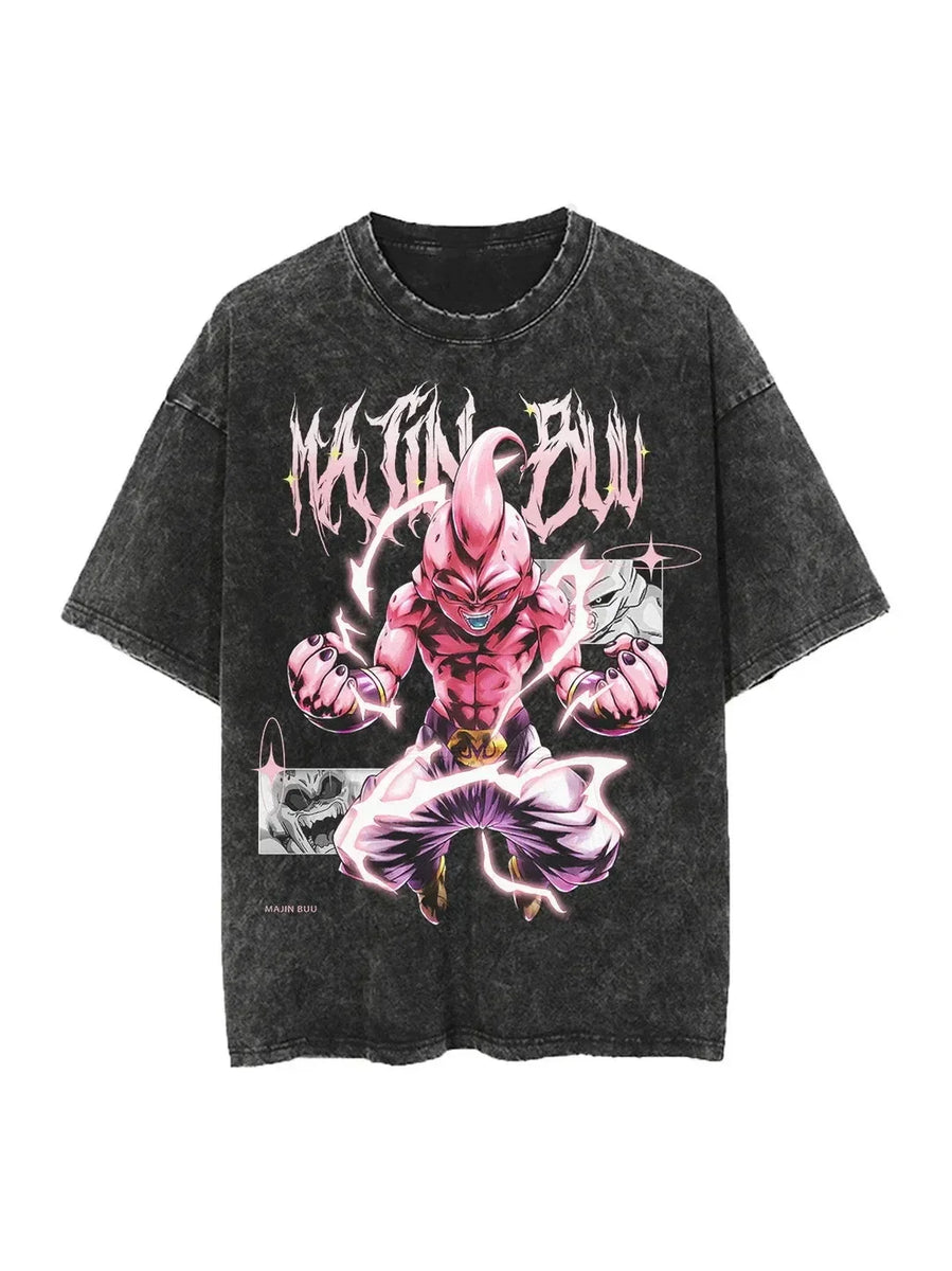 Anime Dragon Ball Cosplay Loose Fit Cotton T-Shirt