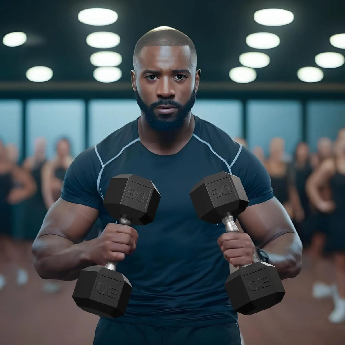 Rubber Coated Hex Dumbbells: Your Home Gym Essential