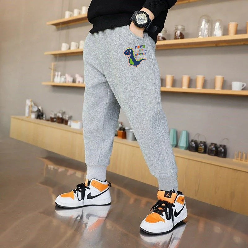 Boys’ Cotton Joggers Casual School & Sport Pants
