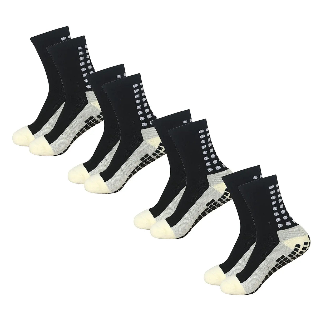 4 Pack Men s Anti Slip Soccer SocksMen's Socks24 Hour Sport