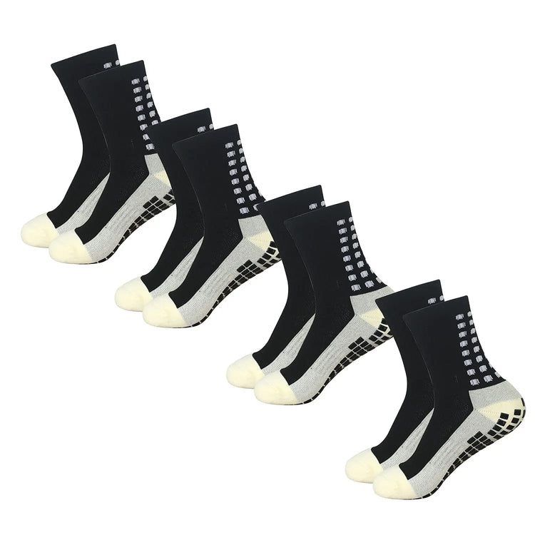4 Pack Men s Anti Slip Soccer SocksMen's Socks24 Hour Sport