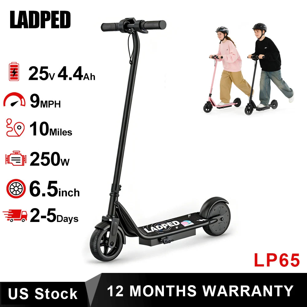 250W Kids Electric Scooter | Up to 10 Mile Range & 3 Speed Modes
