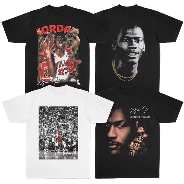 Michael Jordan Loose-Fit Summer Cotton Tee