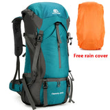 70L Camping Backpack With Rain Cover Outdoor