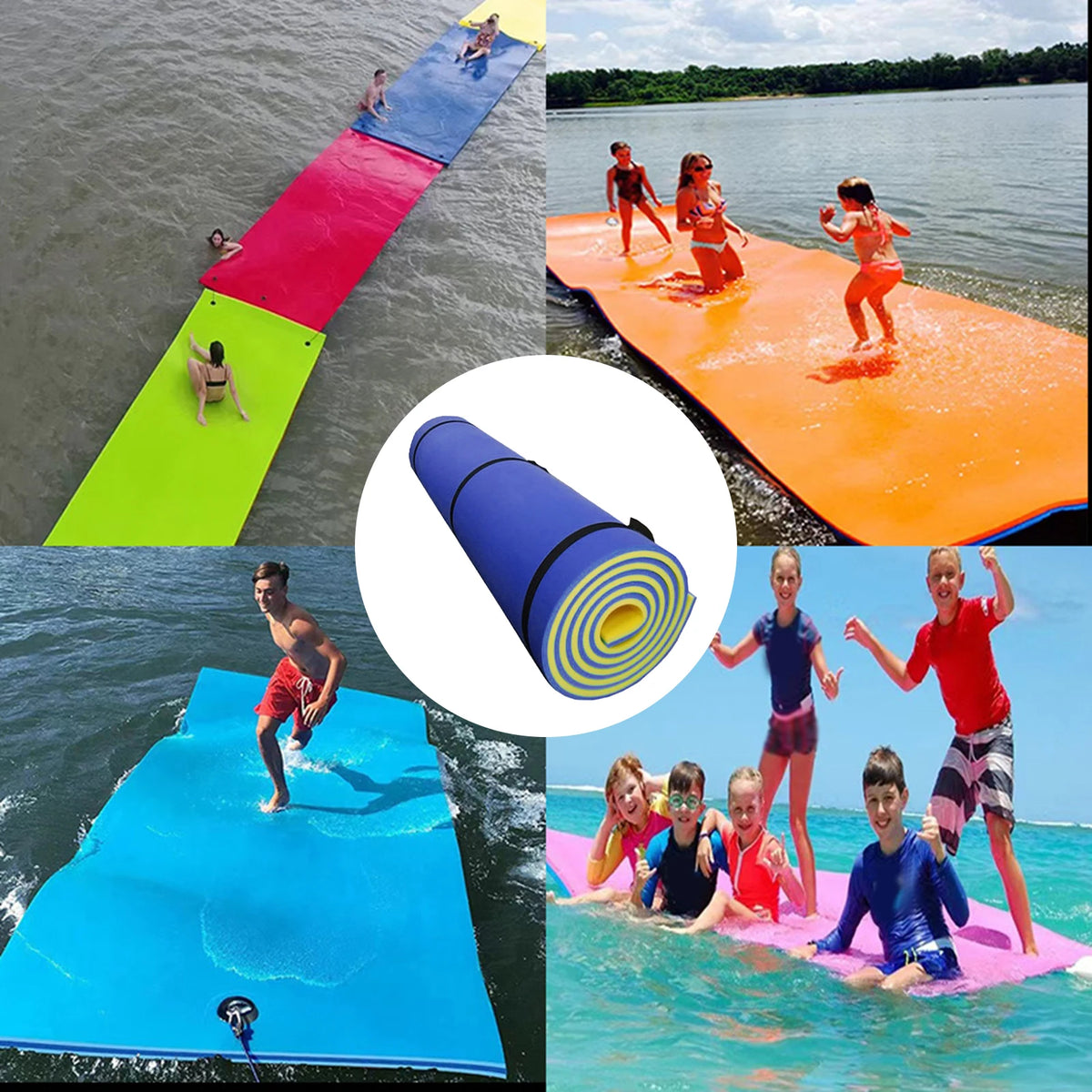 Durable Water Mat: Drifting Lounge for Outdoor Swimming