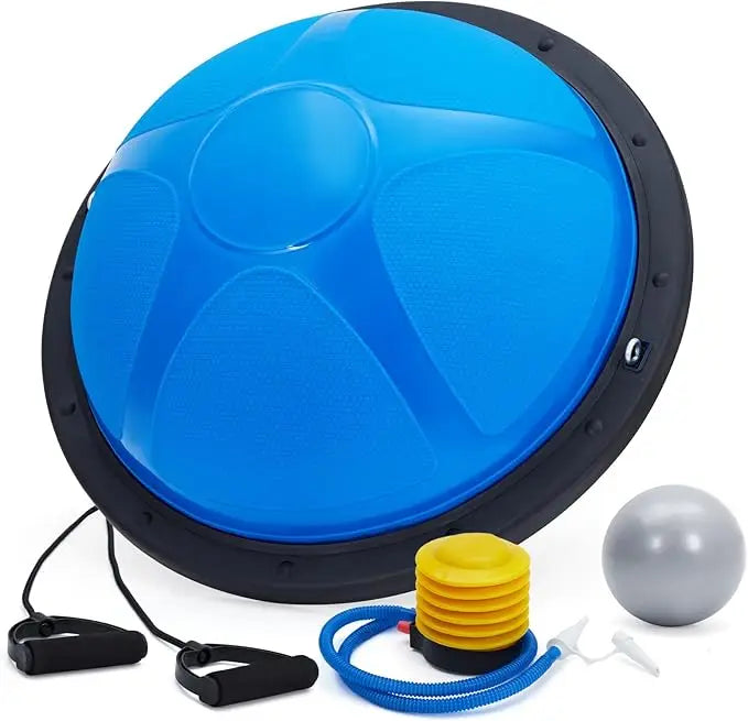 Non-Slip Half Exercise Ball Trainer for Yoga & Pilates