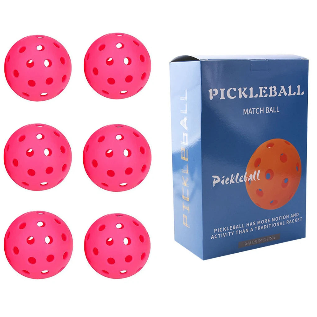 6 Pack PE Material Golf Hole Balls - High Elastic for Training