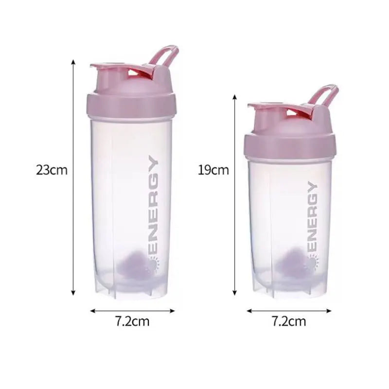 600ml Portable Protein Shaker with Scale