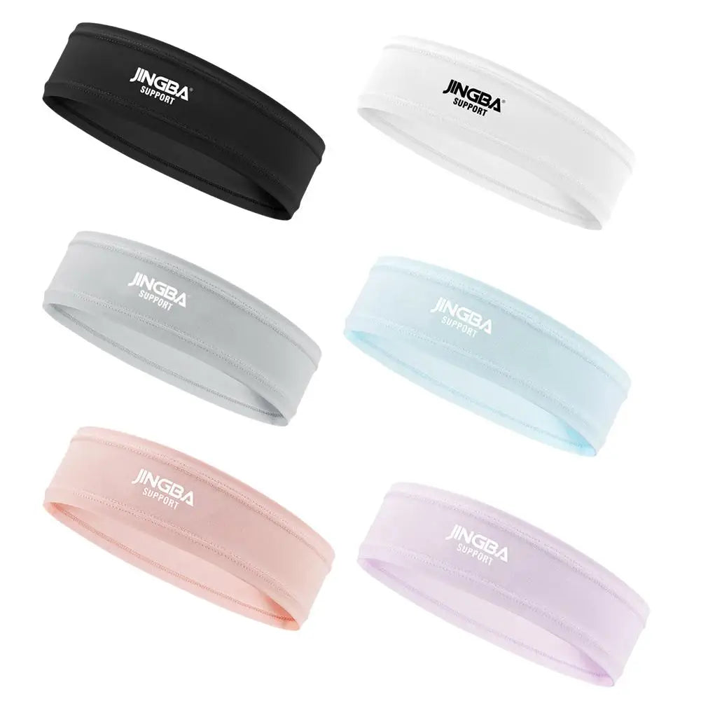 Comfortable & Breathable Elastic Ice Silk Sweatband Sports Headband Anti-slip Quick-drying Hairband Hair Tie For Sports Running 24 Hour Sport