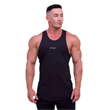 Printed Sleeveless T-Shirt for Men's Gym Workouts
