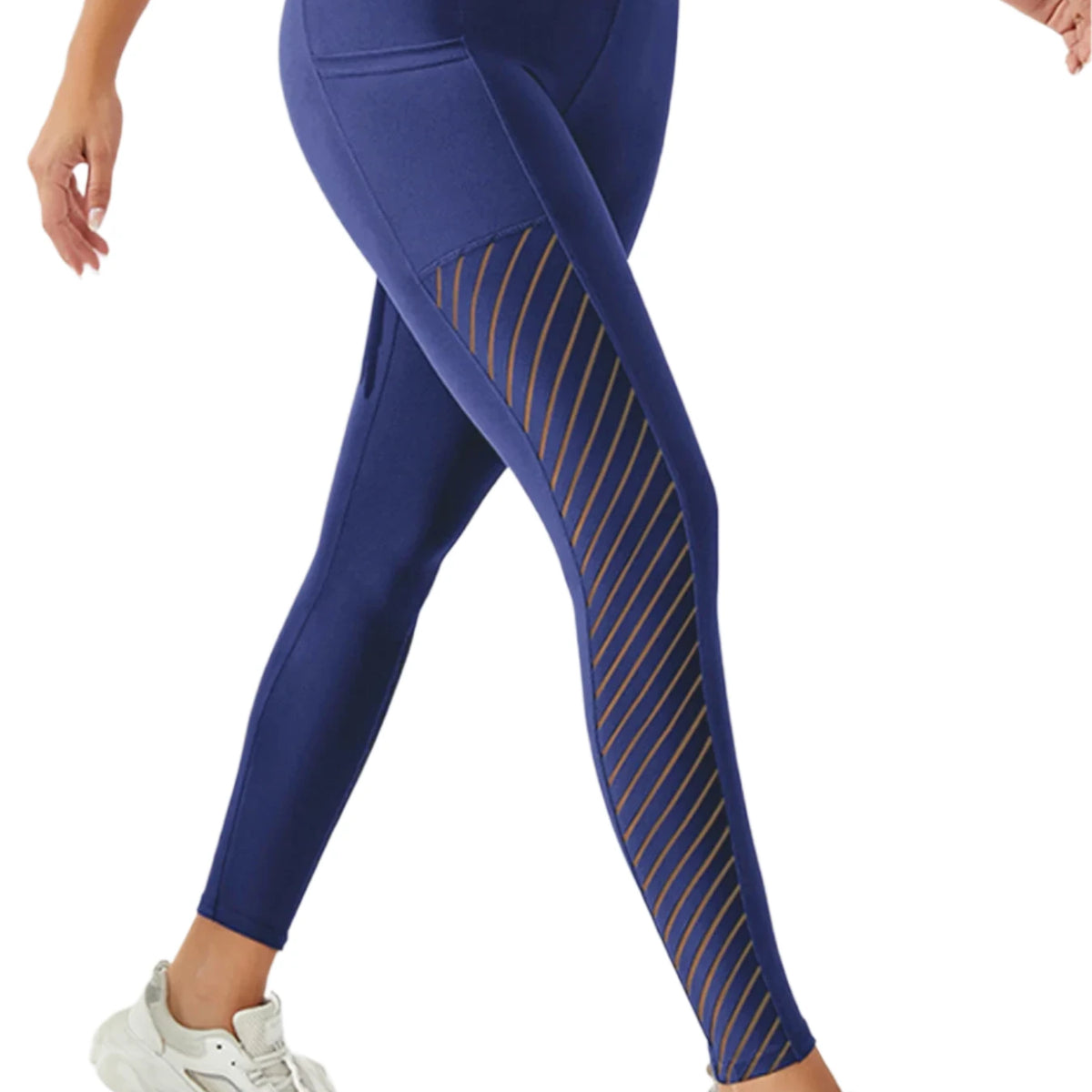 Women's Ankle-Length Yoga Pants with Pockets
