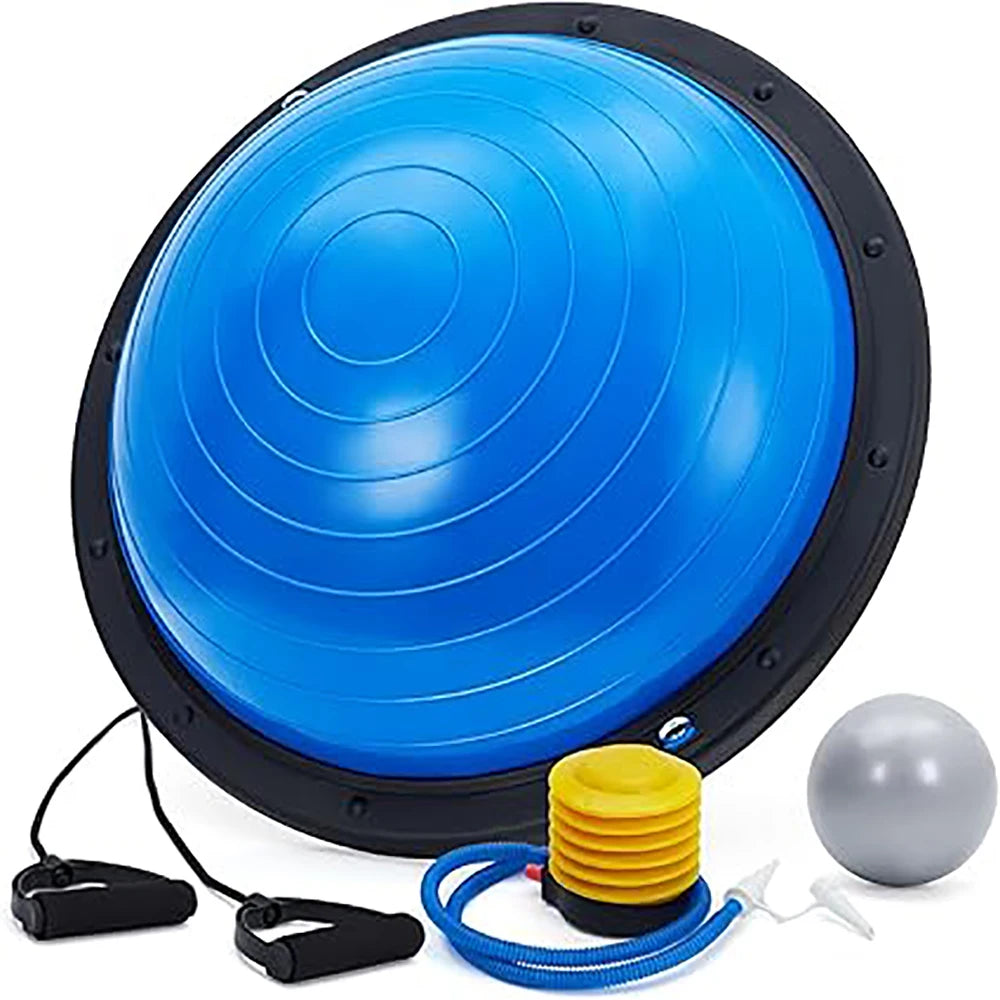 Non-Slip Half Exercise Ball Trainer for Yoga & Pilates