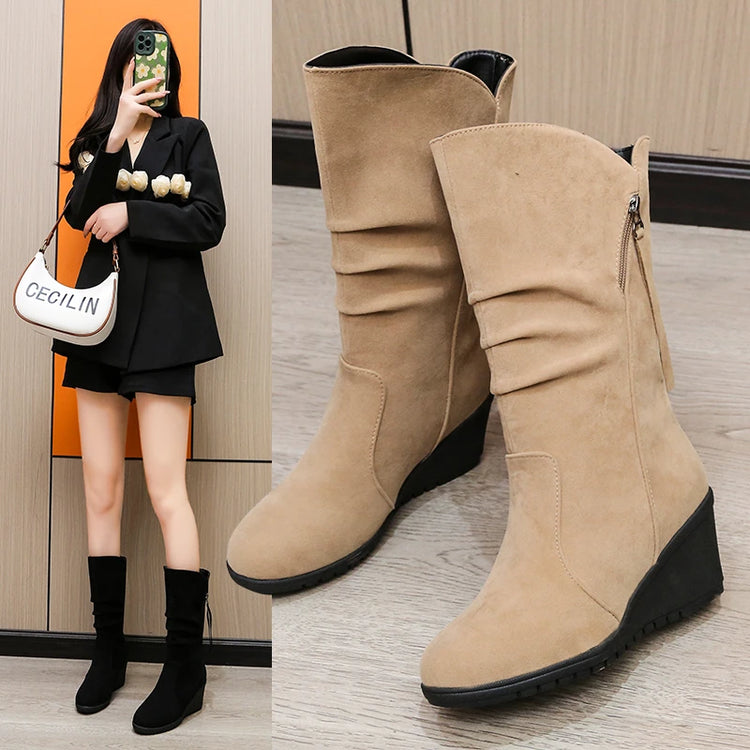 Stylish & Cozy: Vintage Suede Ankle BootsWomen's Boots24 Hour Sport