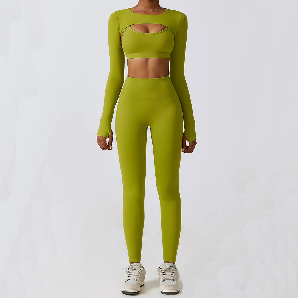 Breathable Workout Set with Leggings