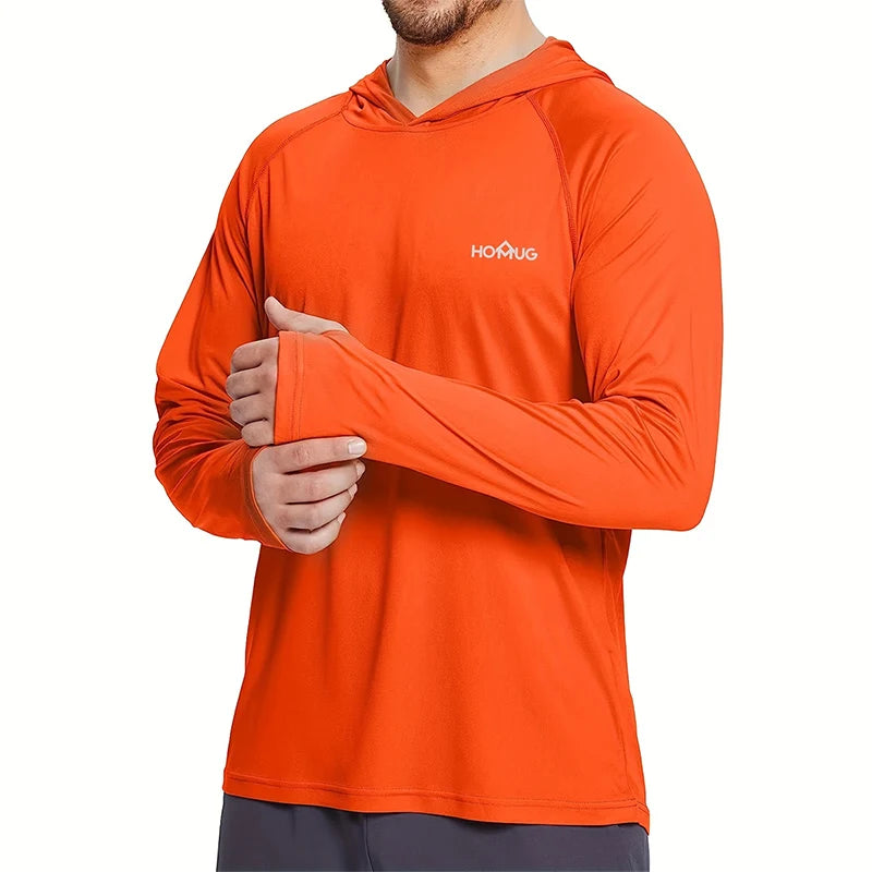 Long Sleeve Sun Protection Hoodie Quick-Dry Fishing Gear