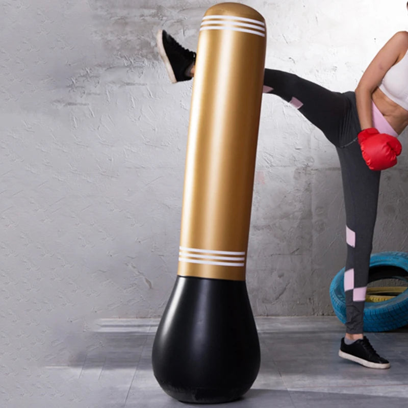 Unleash Your Inner Fighter: Inflatable Tumbler Punching Bag