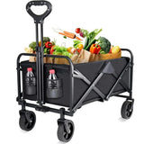 Rugged, Portable Wagon for Beach, Camping, and Yard Work
