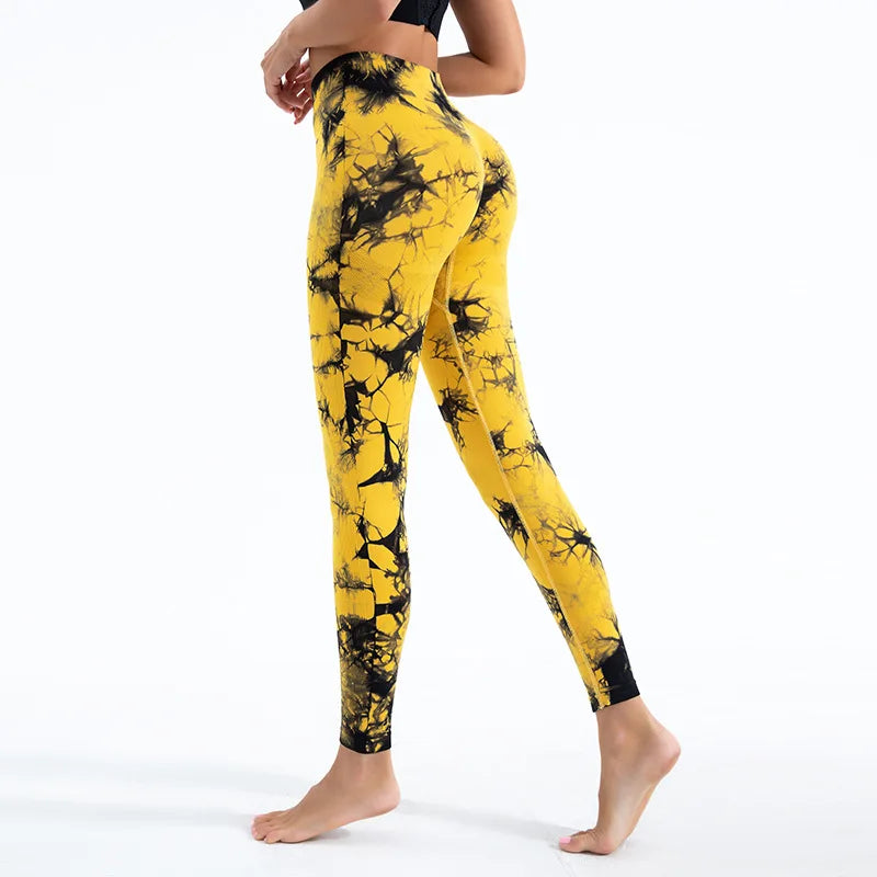 Women's Tie-Dye Seamless Leggings