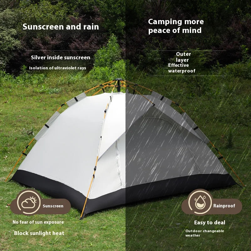 Hands-Free, Weatherproof Camping Tent