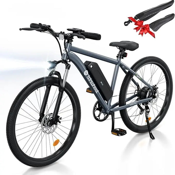 20MPH Electric Mountain Bike with Removable Battery & 35-Speeds