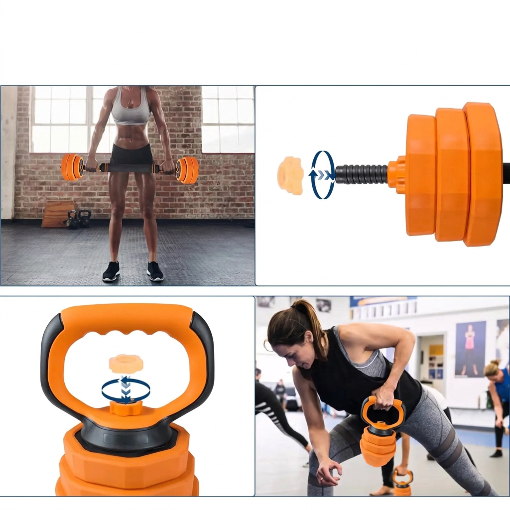 Weight set fastening details
